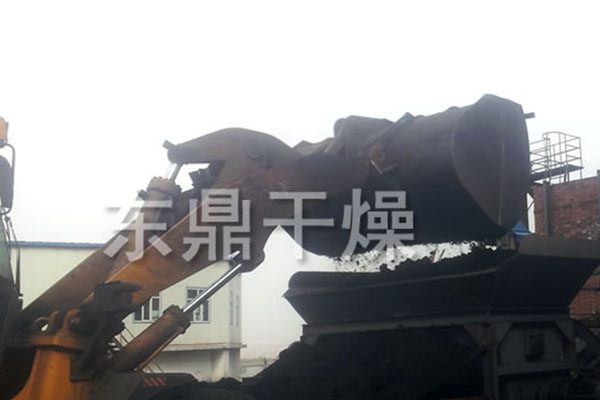 實時跟進高效運行一個多月再次走進小魚溝煤泥烘干機現場