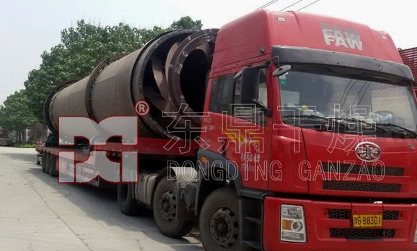 東鼎煤泥烘干機現場