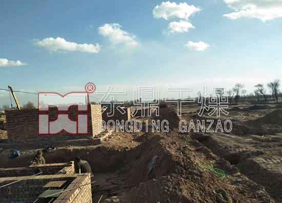 懷仁煤泥烘干機現場