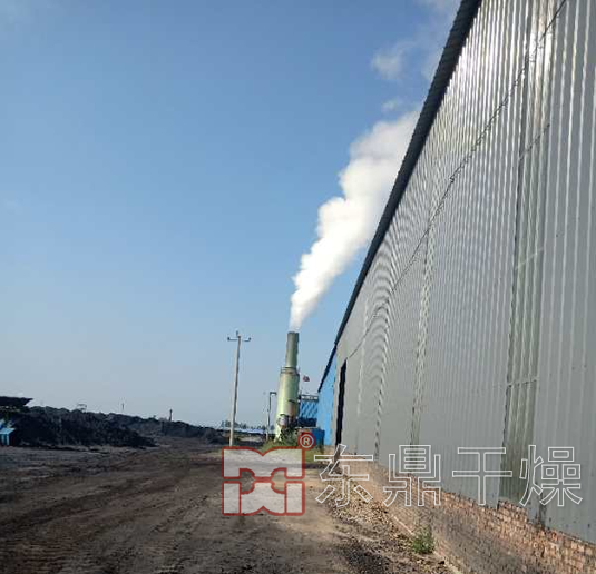 山西煤泥烘干機生產現場